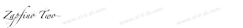 Zapfino Two字体转换